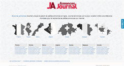 Desktop Screenshot of journal-annonces.com